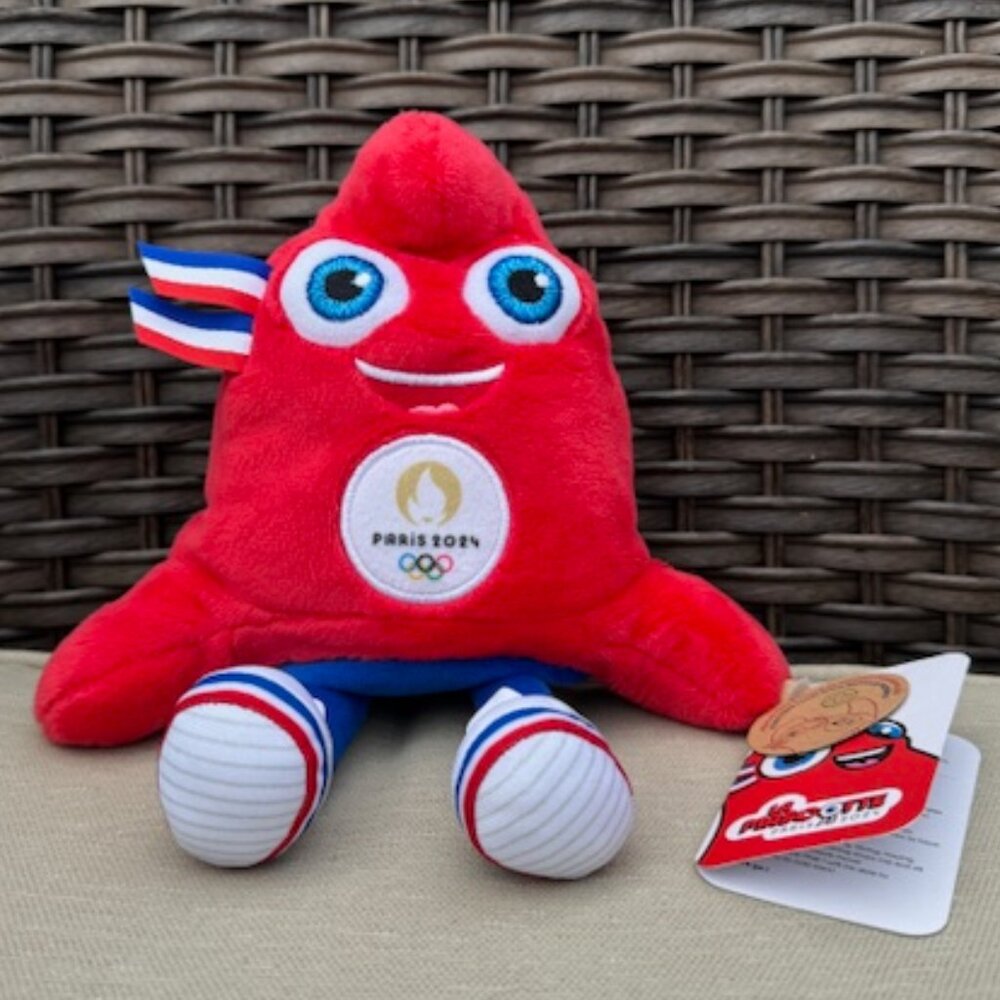 'LA PHRYGE' OFFICIAL MASCOT Paris 2024 OLYMPIC GAMES PLUSH TOY Size 9.5" - NWT